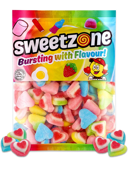 SWEETZONE Fizzy 3D Hearts x 1kg Bag