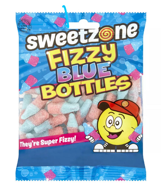 SWEETZONE Fizzy Blue Bottles 90g