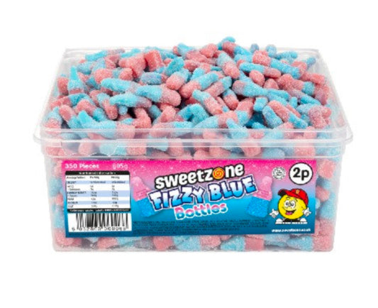 Fizzy Pink & Blue Bottles 2p Tub - 805g