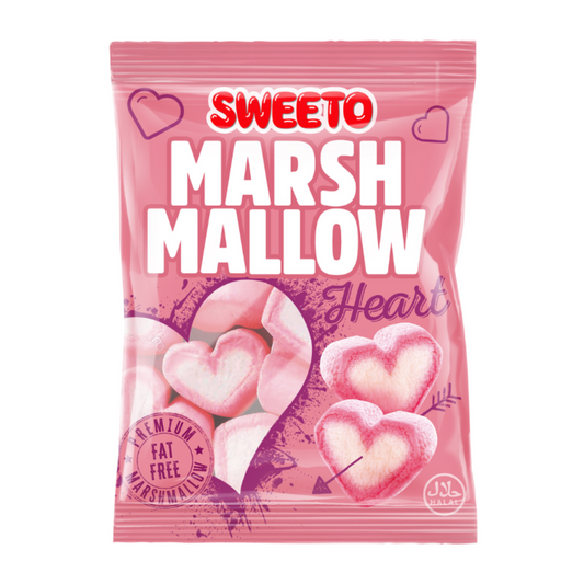 SWEETO Heart Marshmallows x 12 / 140g