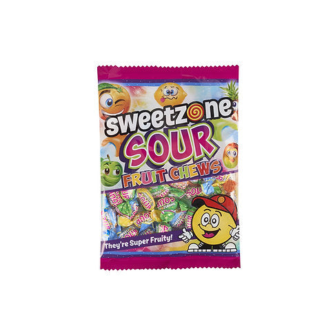 SWEETZONE SOUR FRUIT CHEWS x 12 / 180g